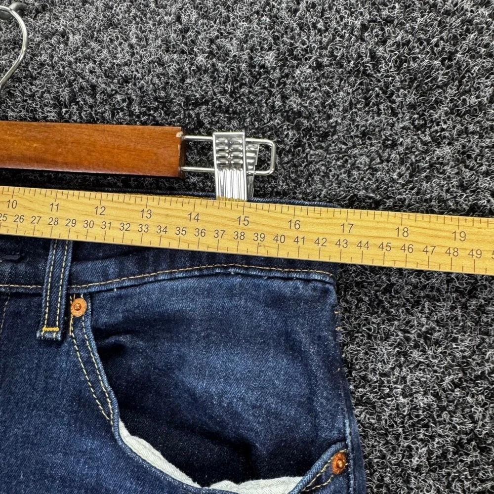 Levis 505 Regular Fit Straight Leg Jeans‎ Dark Wash Blue Mens 34x32 00505-2122